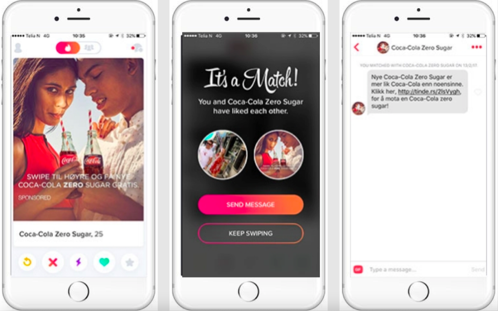 Tinder messaging