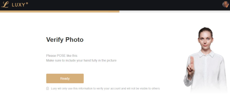 luxy web photo verification